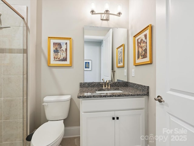 10305 Superb Ln, Charlotte, NC 28215 - bathroom featuring vanity and a tile shower