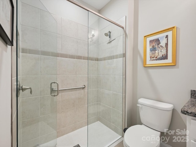 10305 Superb Ln, Charlotte, NC 28215 - bathroom featuring toilet and a shower stall