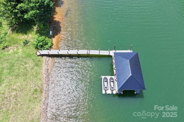 172 Honeydew Cir, Troutman, NC 28166 - drone / aerial view of a nearby body of water