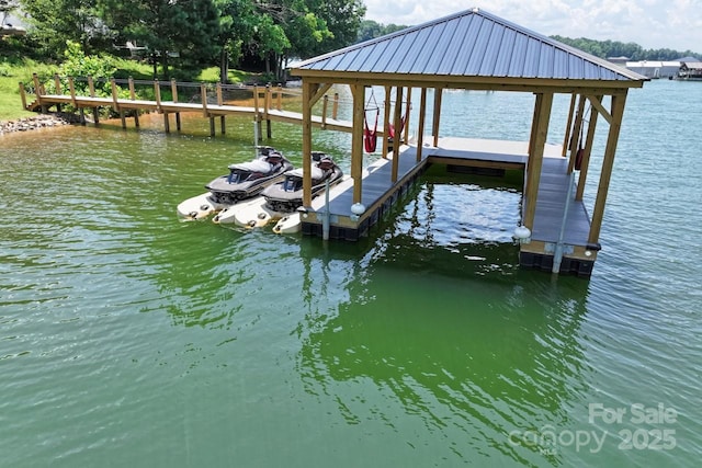 172 Honeydew Cir, Troutman, NC 28166 - dock with a water view
