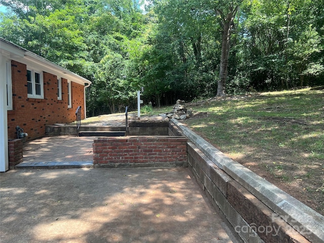 1320 Kings Cir, Shelby, NC 28150 - view of patio / terrace featuring a wooden deck