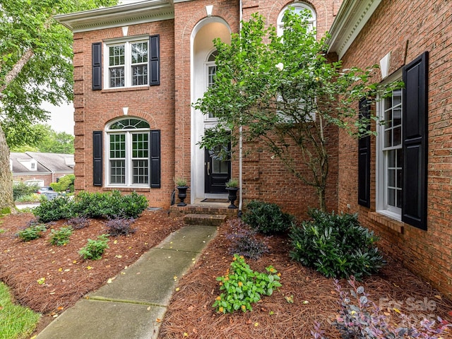 4032 Cambridge Hill Ln, Charlotte, NC 28270 - property entrance with brick siding