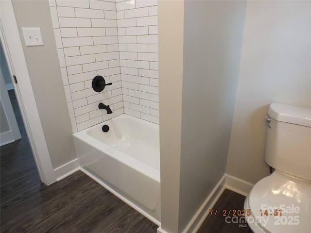 1732 Rocky River Rd, Lancaster, SC 29720 - full bathroom featuring wood finished floors and shower / bath combination