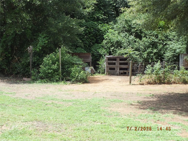 1732 Rocky River Rd, Lancaster, SC 29720 - view of yard with an outbuilding and exterior structure