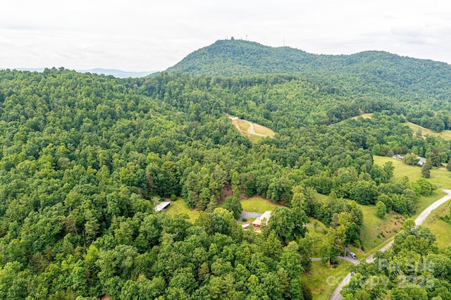 221 Roberts Ln, Lenoir, NC 28645 - aerial view of a heavily wooded area and mountains