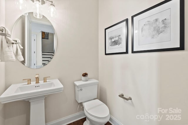 158 Nicholson Ln, Mooresville, NC 28115 - bathroom featuring toilet and wood finished floors