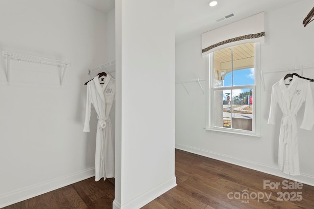 158 Nicholson Ln, Mooresville, NC 28115 - walk in closet with wood finished floors