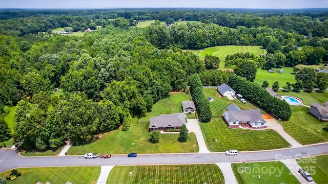 210 Cool Side Dr, Salisbury, NC 28146 - aerial view of property and surrounding area featuring a forest