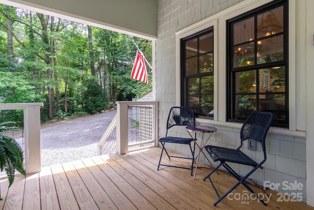 611 Hiawassee Rd, Black Mountain, NC 28711 - view of deck