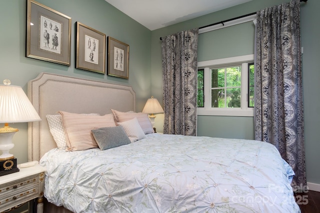 611 Hiawassee Rd, Black Mountain, NC 28711 - bedroom with wood finished floors