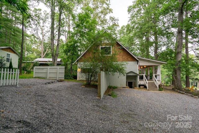 611 Hiawassee Rd, Black Mountain, NC 28711 - view of front of property with driveway