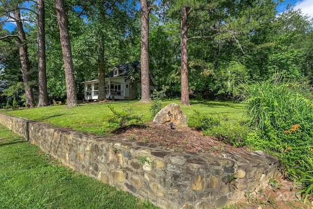 611 Hiawassee Rd, Black Mountain, NC 28711 - view of green lawn