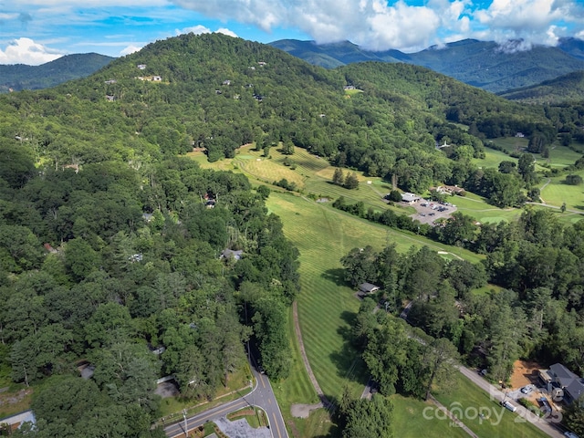611 Hiawassee Rd, Black Mountain, NC 28711 - aerial overview of property's location with a mountain backdrop