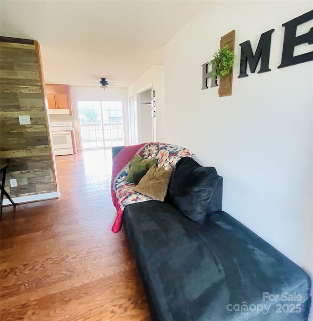 286 Little Wilkesboro Rd, Harmony, NC 28634 - living area with wood finished floors