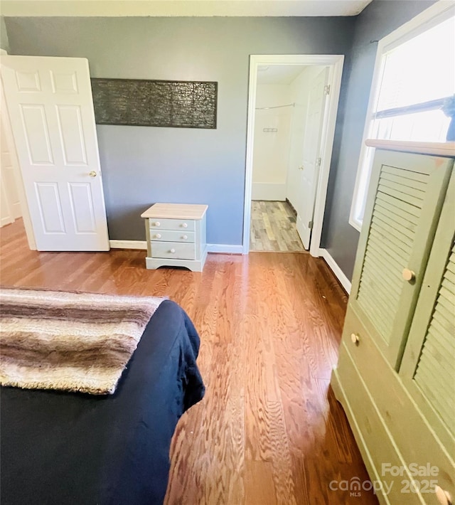 286 Little Wilkesboro Rd, Harmony, NC 28634 - bedroom with wood finished floors and baseboards