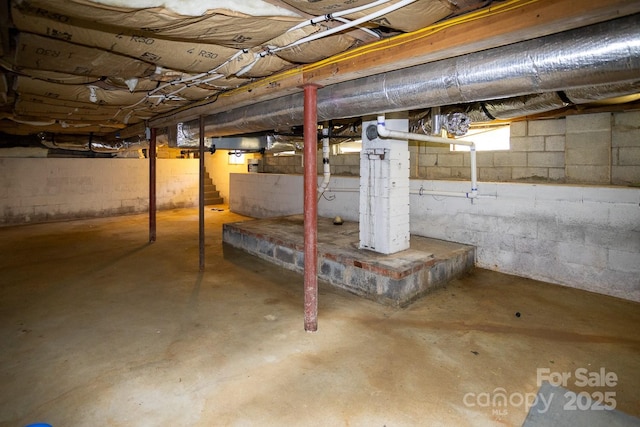 50 Taft St, Black Mountain, NC 28711 - unfinished below grade area featuring stairs