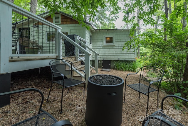 112 Byrd Rd, Black Mountain, NC 28711 - rear view of property