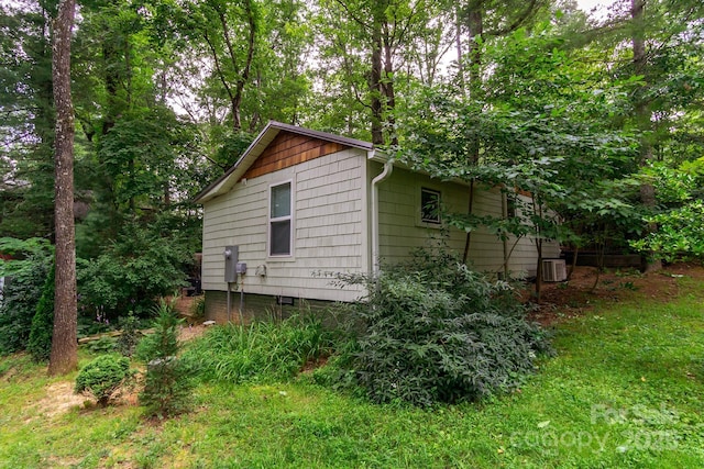 112 Byrd Rd, Black Mountain, NC 28711 - view of property exterior featuring a central air condition unit