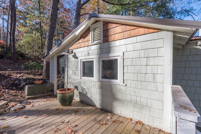 112 Byrd Rd, Black Mountain, NC 28711 - view of wooden deck