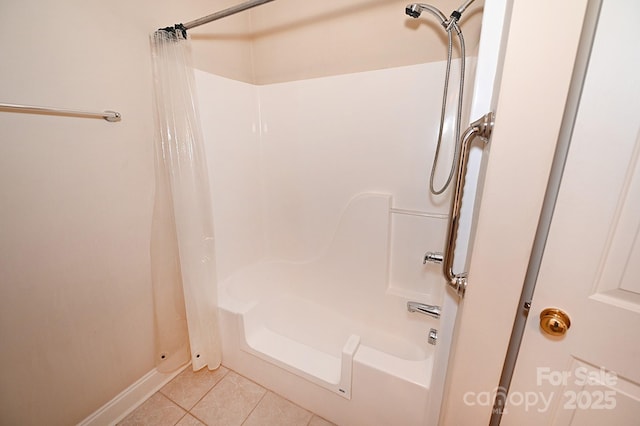 202 Pine Meadows St, Hickory, NC 28601 - bathroom featuring tile patterned flooring and shower / tub combo with curtain