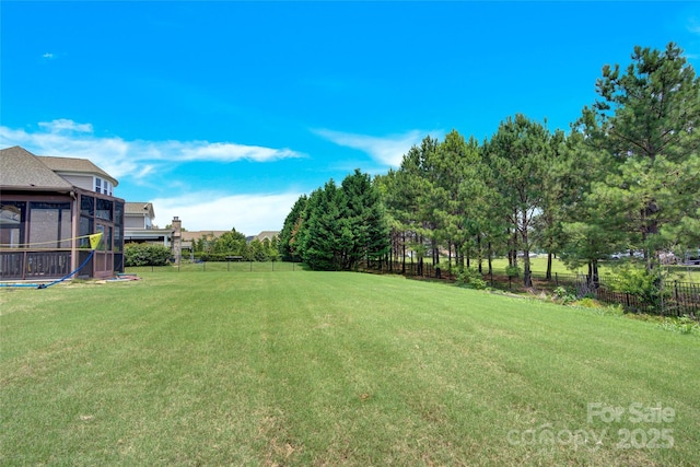 2805 Julian Glen Cir, Waxhaw, NC 28173 - fenced backyard with a sunroom