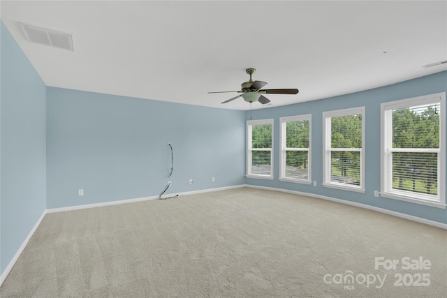 2805 Julian Glen Cir, Waxhaw, NC 28173 - carpeted empty room with baseboards and ceiling fan