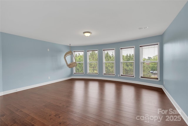 2805 Julian Glen Cir, Waxhaw, NC 28173 - unfurnished room with dark wood finished floors