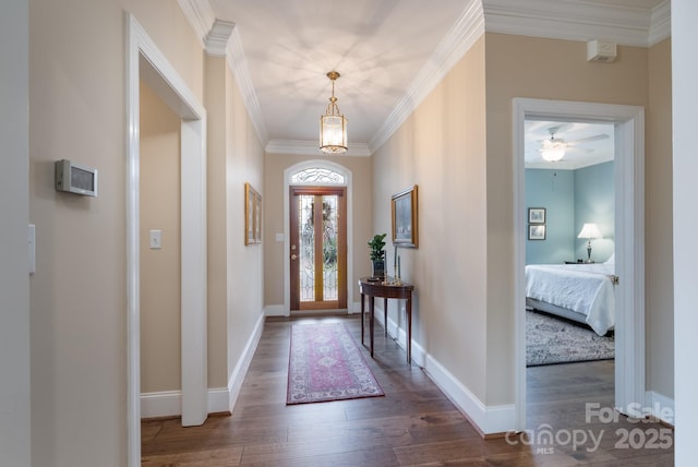 971 Blakeley Walk, Rock Hill, SC 29732 - foyer entrance featuring crown molding and wood finished floors