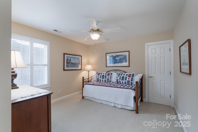 971 Blakeley Walk, Rock Hill, SC 29732 - bedroom with light carpet and a ceiling fan