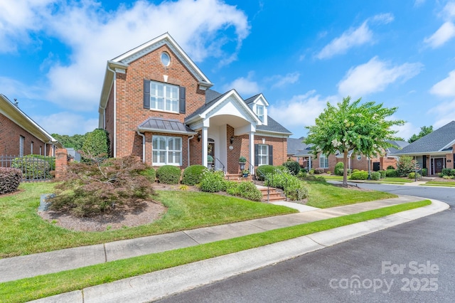 971 Blakeley Walk, Rock Hill, SC 29732 - traditional-style home with brick siding and a front lawn