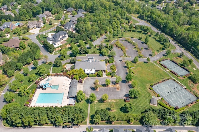 971 Blakeley Walk, Rock Hill, SC 29732 - bird's eye view of a pool area