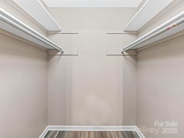 1745 Haywood Manor Rd Unit A, Hendersonville, NC 28791 - spacious closet featuring wood finished floors