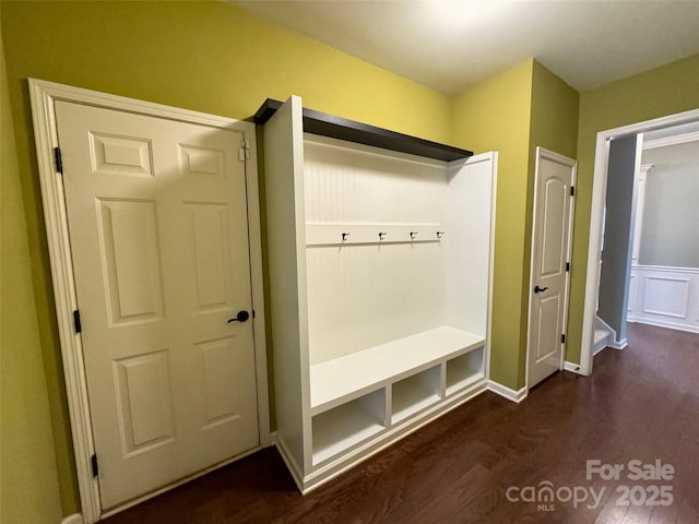 12517 Pine Terrace Ct, Charlotte, NC 28273 - mudroom with dark wood-type flooring