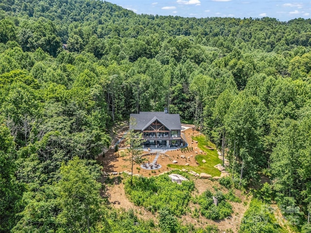627 Cherry Hl Unit 201, Mill Spring, NC 28756 - view from above of property featuring a heavily wooded area