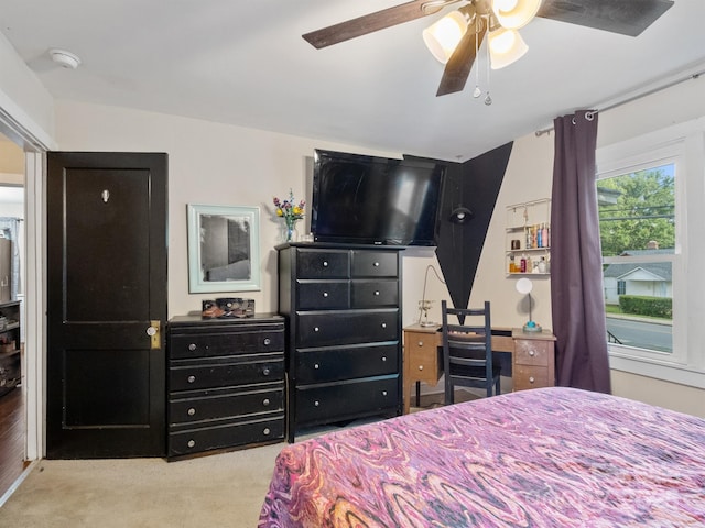 206 Friedheim Rd, Rock Hill, SC 29730 - bedroom with carpet and a ceiling fan