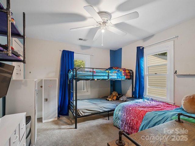 206 Friedheim Rd, Rock Hill, SC 29730 - carpeted bedroom featuring a ceiling fan