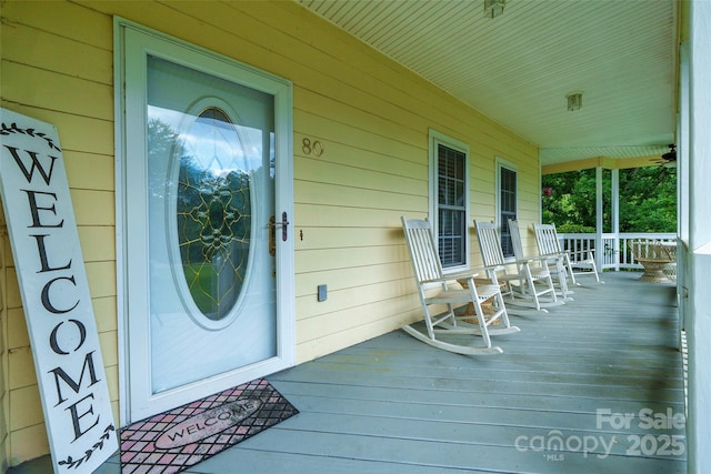 80 Meadow Creek Drive 40 & 61, Weaverville, NC 28787 - view of exterior entry with covered porch