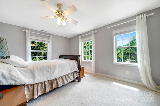 80 Meadow Creek Drive 40 & 61, Weaverville, NC 28787 - carpeted bedroom featuring baseboards and ceiling fan
