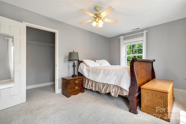 80 Meadow Creek Drive 40 & 61, Weaverville, NC 28787 - carpeted bedroom featuring a closet and a ceiling fan
