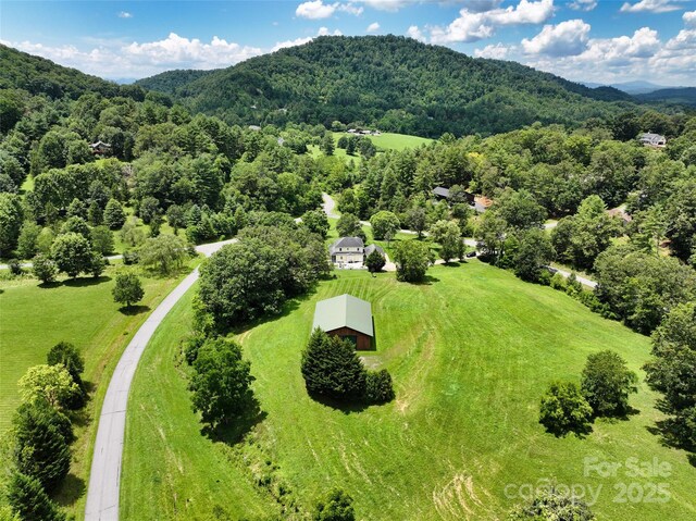 80 Meadow Creek Drive 40 & 61, Weaverville, NC 28787 - drone / aerial view of a mountainous background and a forest
