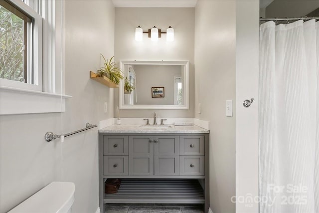 275 Haynes Dr, Salisbury, NC 28146 - bathroom with vanity and toilet