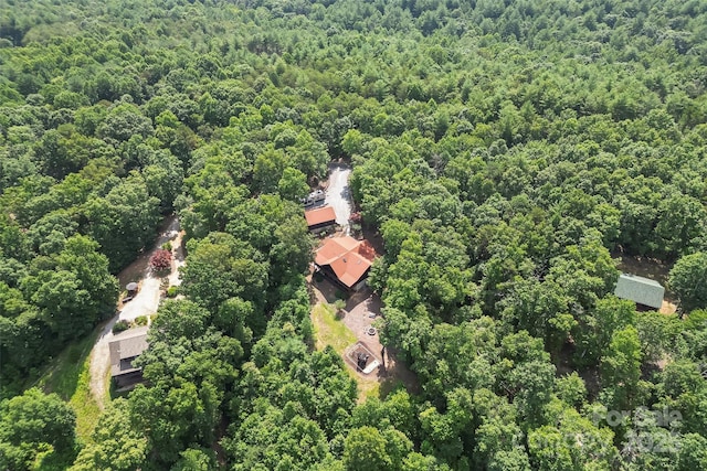 279 Outback Trl, Nebo, NC 28761 - aerial view of a heavily wooded area
