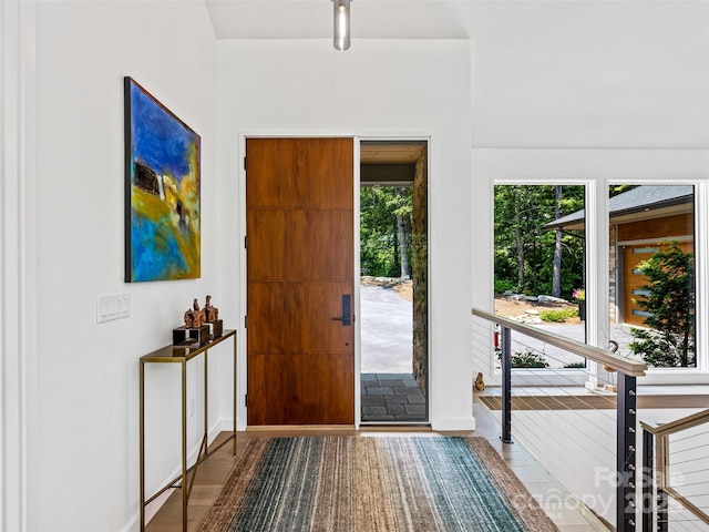 23 Haverhill Ct, Flat Rock, NC 28731 - foyer entrance featuring wood finished floors