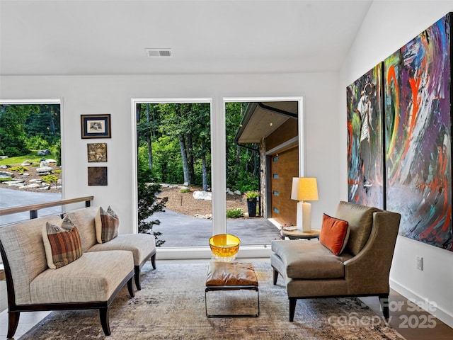 23 Haverhill Ct, Flat Rock, NC 28731 - living area featuring baseboards and wood finished floors