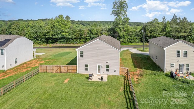 1026 Baileys Chapel Rd, Advance, NC 27006 - view from above of property with a forest