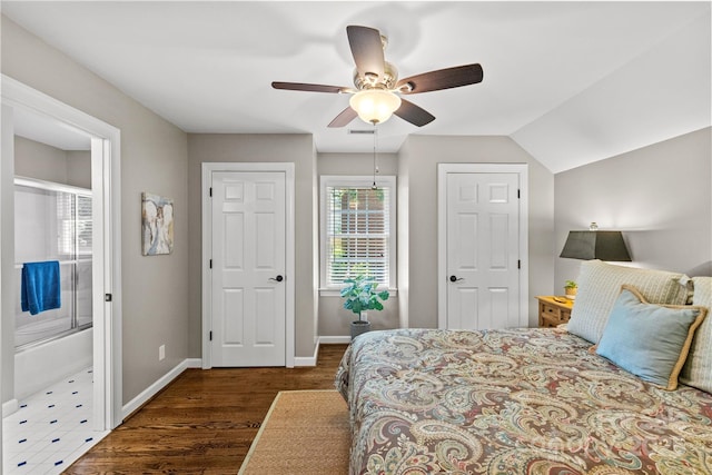 6716 Southby Ct, Charlotte, NC 28270 - bedroom featuring wood finished floors and ceiling fan
