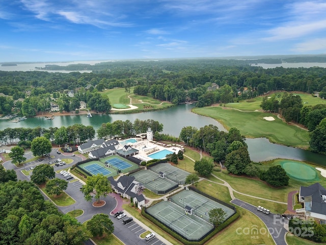 166 Atlantic Way, Mooresville, NC 28117 - bird's eye view of a large body of water and a golf course