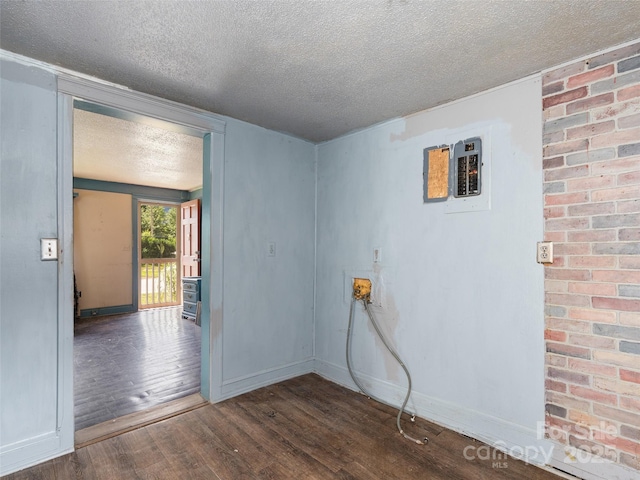 51 Riverbend St, Waynesville, NC 28786 - spare room with a textured ceiling and wood finished floors