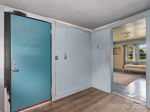 51 Riverbend St, Waynesville, NC 28786 - spare room with a textured ceiling and wood finished floors