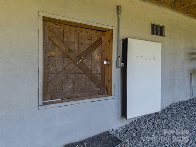 334 Arbra Mountain Way, Bostic, NC 28018 - property entrance featuring stucco siding